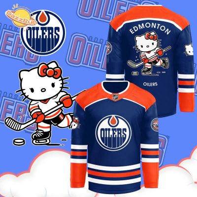 2024 Edmonton Oilers x Hello Kitty 50th Anniversary Limited Edition Jersey