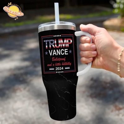 Believing In America Means Believing In Each Other – US Election 40oz Stainless Steel Tumbler With Handle | Empowering Drinkware