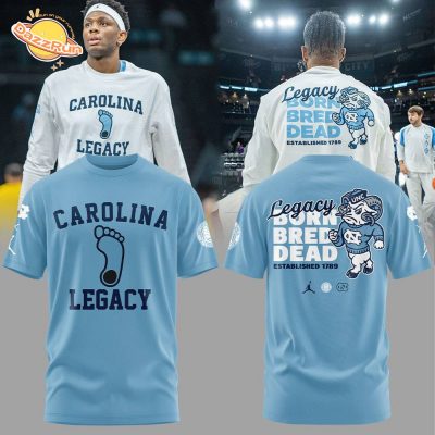 California Legacy UNC Basketball BORN BRED DEAD Limited Edition 2024 Blue T-Shirt