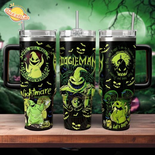 Disney Boogie Man Nightmare 40oz Tumbler | Fun Holiday Merchandise