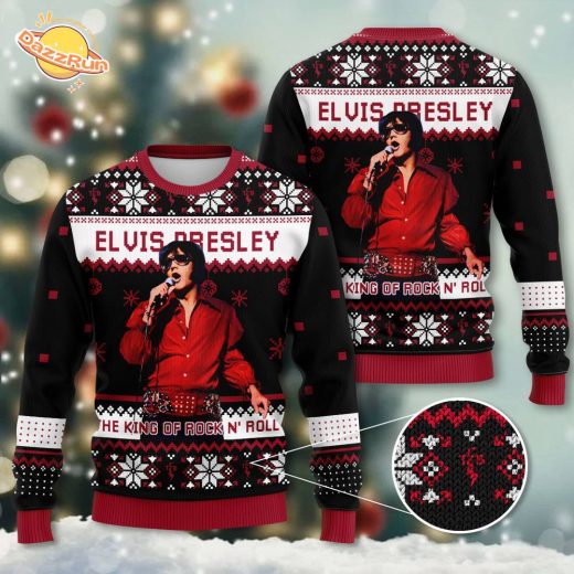 Elvis Presley 2024 Christmas Ugly Sweater