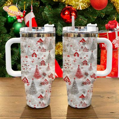 Glossy Tumbler Blissful Christmas | Joyful Holiday Sipping