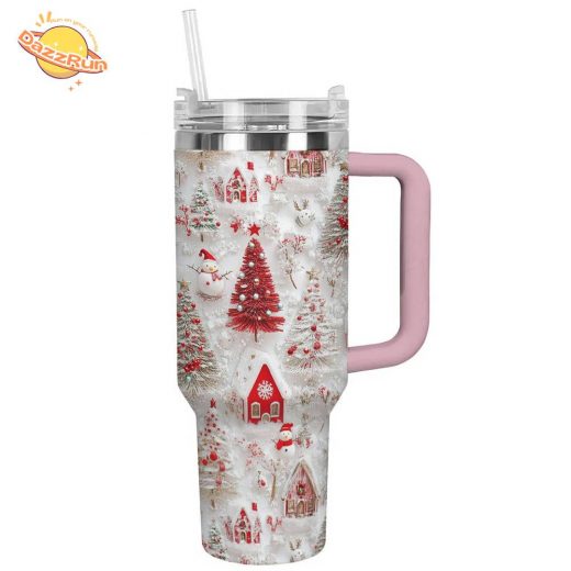 Glossy Tumbler Cheerful Christmas | Joyful Holiday Celebrations