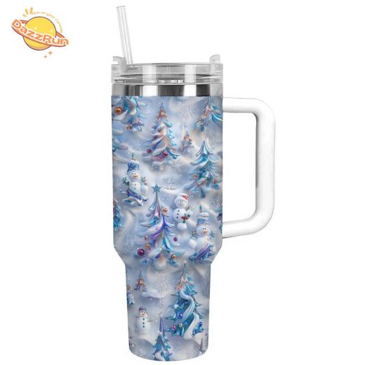 Glossy Tumbler Joyful Christmas | Cheerful Holiday Essentials