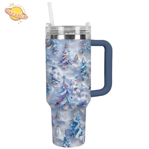 Glossy Tumbler Joyful Christmas | Cheerful Holiday Essentials