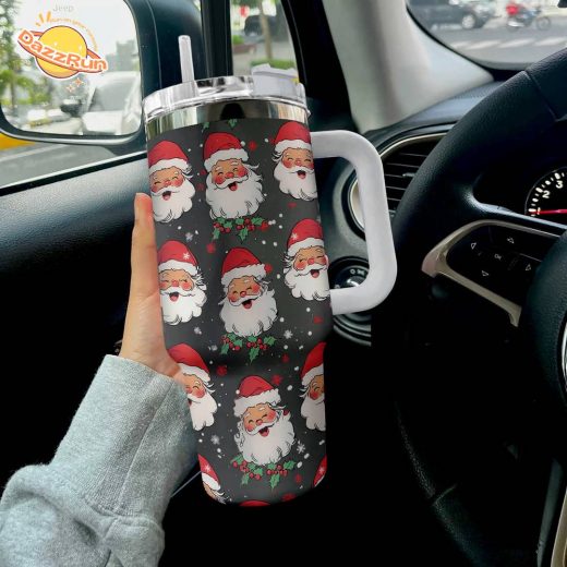 Tumbler Ho-Ho-Holiday Santa Christmas | Festive Drinkware