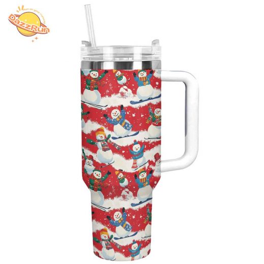 Tumbler Snowman Sports | Fun Winter Sports Decor