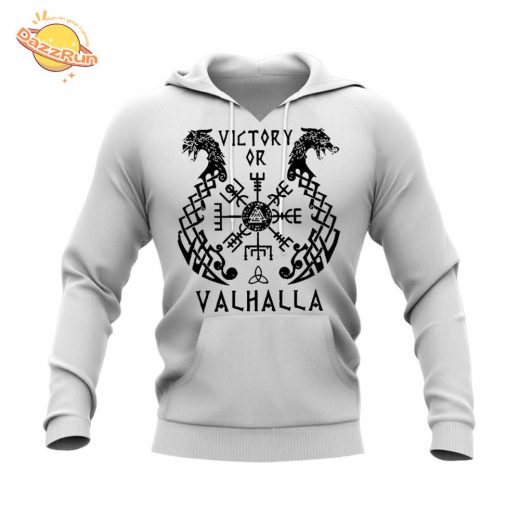 Victory or Valhalla Graphic Hoodie for Gamers