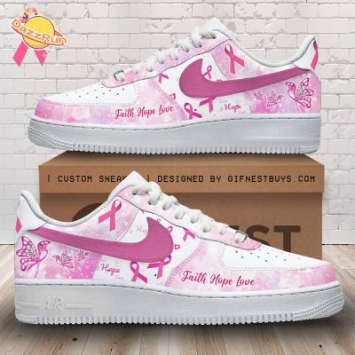 Breast Cancer Awareness Air Force 1 Sneakers – Support a Cause