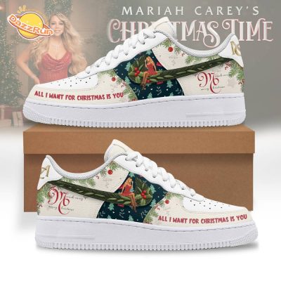 Mariah Carey All I Want for Christmas Is You AF1 Nike Sneaker – Festive Edition