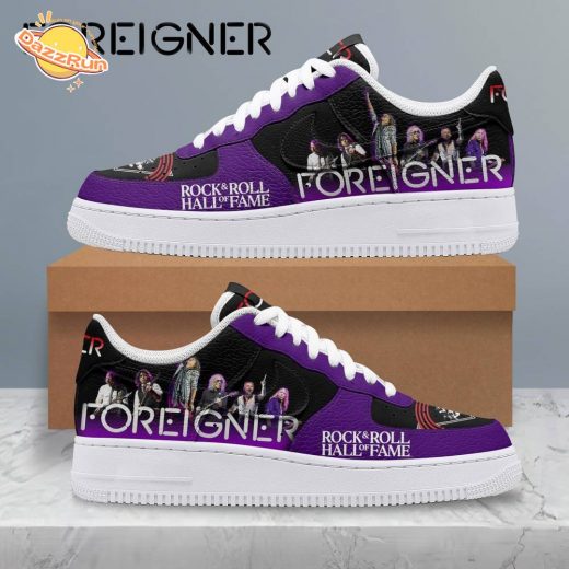 PREMIUM Rock n Roll Hall of Fame Foreigner AF1 SNEAKER – Limited Edition Collection