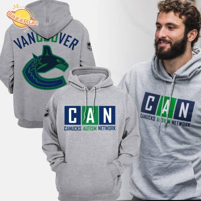 Special Vancouver Canucks Autism Network Hockey Hoodie – Supportive Fan Merchandise