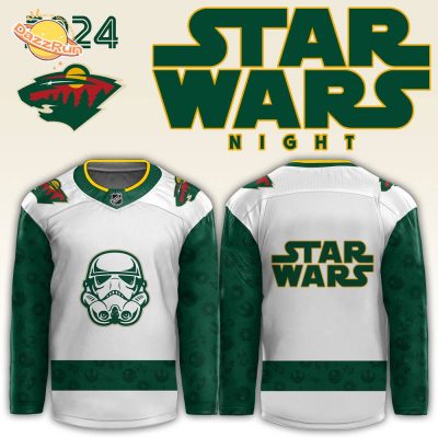 2024 Minnesota Wild x Star Wars Night Jersey, special release, collectible apparel.