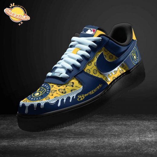 Milwaukee Brewers New Design Limited Edition Af1 Nike Sneaker Shoes