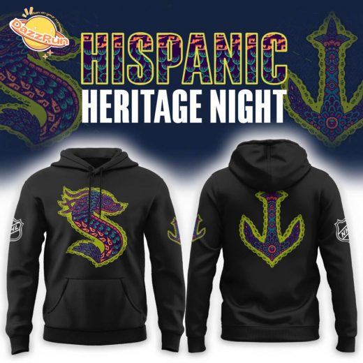 Seattle Kraken Inaugural Hispanic Heritage Night Hoodie, cultural celebration, fan gear.