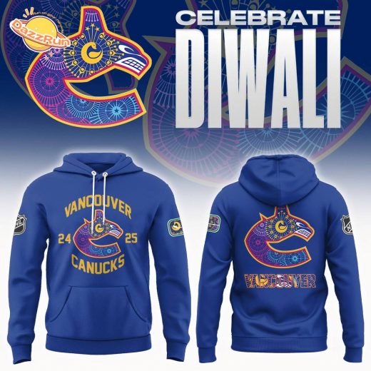 Vancouver Canucks Diwali Night 2024 Hoodie, festive wear, hockey culture.