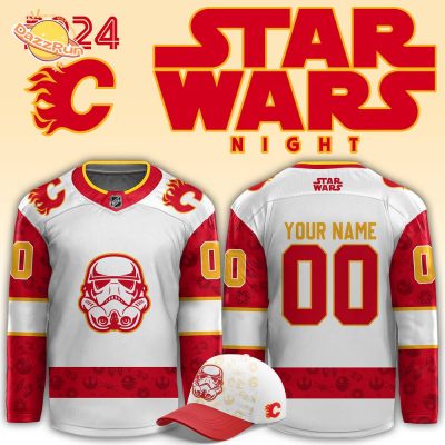 2024 Calgary Flames x Star Wars Night Jersey (Custom) – Exclusive Fan Merchandise