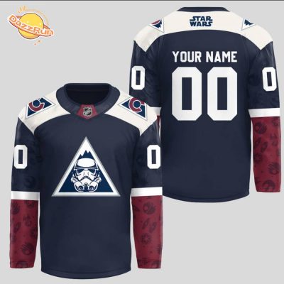 2024 Colorado Avalanche x Star Wars Night Personalized Jersey – Customizable Fan Gear