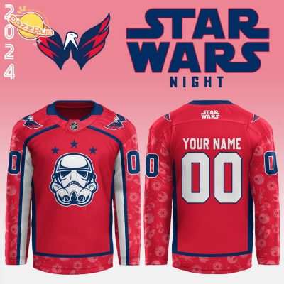 2024 Washington Capitals x Star Wars Night Personalized Jersey – Must-Have for Collectors