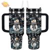 Tumbler Personalized Elegant Midnight Snowman – Custom Holiday Gift