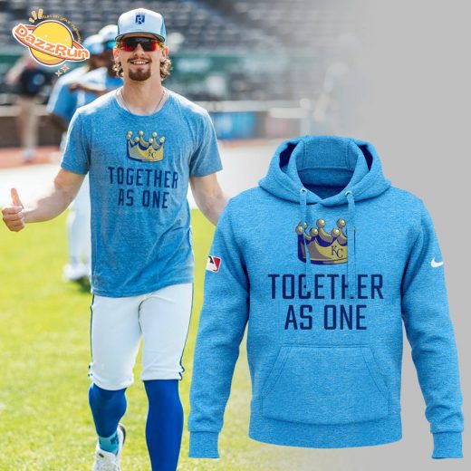 Limited “Together As One” Kansas City Royals Baseball Team Hoodie – Unite in Support