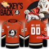 Men’s Anaheim Ducks Orange Home Breakaway Jersey – Official NHL Team Apparel