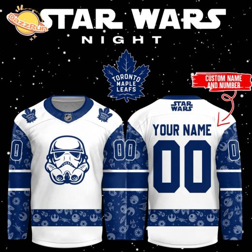 Personalization Toronto Maple Leafs Jersey Star Wars 2024 – Custom Fan Apparel