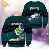 Las Vegas Raiders Christmas Grinch Knitted Sweater – Bold and Festive Style