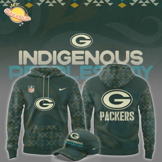 Green Bay Packers NFL 2024 Nike Limited Indigenous Hoodie – Cultural Awareness Apparel