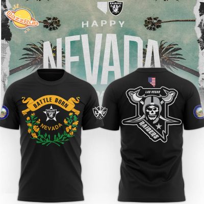 Las Vegas Raiders x Happy Nevada Day 2024 T-Shirt – NFL Celebration Gear