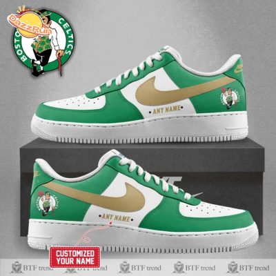 Personalized Boston Celtics 2024 New AF1 Sneakers – Custom NBA Footwear