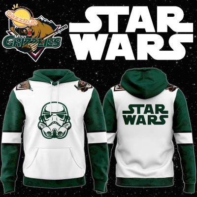 Personalized Utah Grizzlies x Star Wars Night 2024 Hoodie – Unique Fan Gear