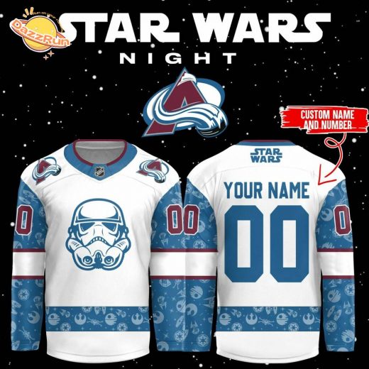 Star Wars 2024 – Personalized Colorado Avalanche Jersey – Custom Name & Number