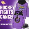 Toledo Walleye x Hockey Fight Cancer Night 2024 Hoodie – Supportive NHL Apparel