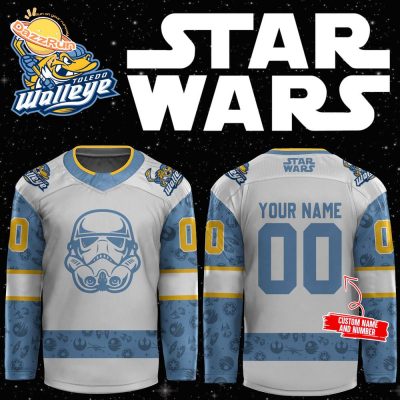 Toledo Walleye x Star Wars Night Custom Jersey – Personalized Name & Number