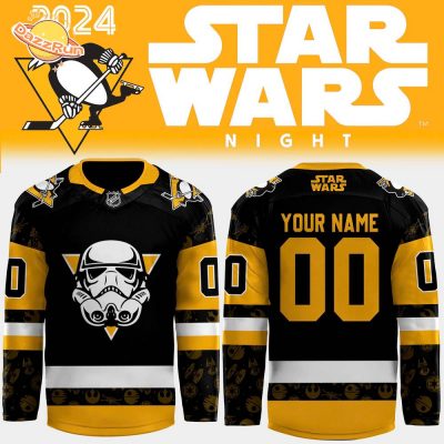 2024 Pittsburgh Penguins x Star Wars Night Custom Jersey – Themed Hockey Apparel