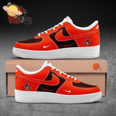 Cleveland Browns Sneakers Custom Name For Fans AF1 Shoes – NFL Custom Footwear