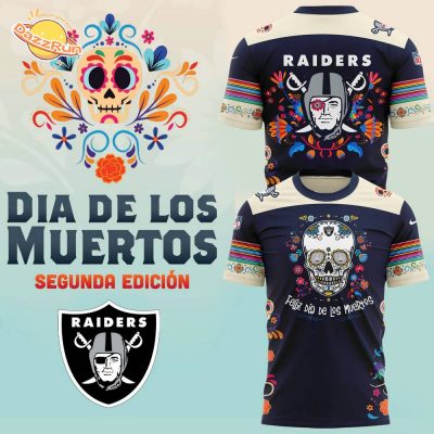 Las Vegas Raiders 2024 NFL Dia De Los Muertos Premium Limited T-Shirt – Holiday Apparel