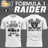 Las Vegas Raiders x Formula 1 Grand Prix 2024 Premium T-Shirt – Sports Collaboration