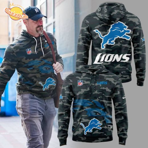 Limited Edition Detroit Lions Coach Dan Campbell Hoodie – NFL Coach Gear