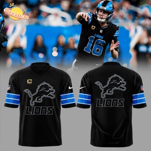 Limited Edition Detroit Lions New Season 2024 Black Football Jersey – Team Spirit Wear