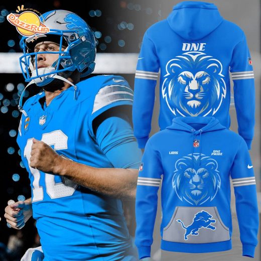 Limited Edition Detroit Lions ONE PRIDE New Version 2024 Blue Hoodie – Fan Favorite