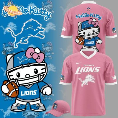 Limited Edition Detroit Lions x Hello Kitty Football Pink Jersey – Fun Fan Gear