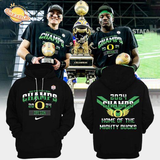 Oregon Football Hoodie CHAMPIONS Ducks 2024 Champs – Team Spirit Wear