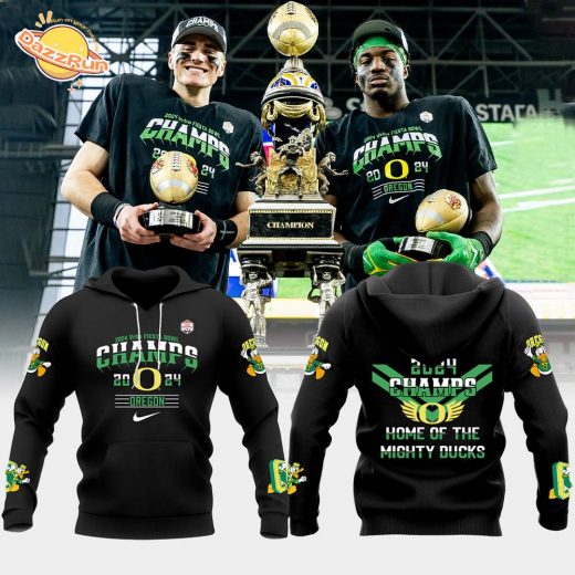 Oregon Football Hoodie CHAMPIONS Ducks 2024 – College Sports Merchandise