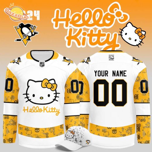 Pittsburgh Penguins x Hello Kitty 50th Anniversary Exclusive Personalized Jersey – Adorable Fan Gear