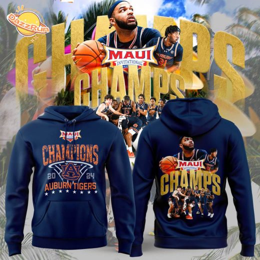 2024 Auburn Tigers Men’s Basketball Championship Hoodie – Limited Edition