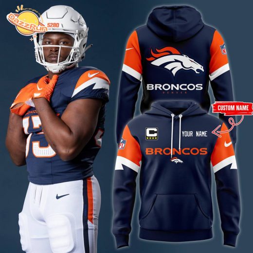 2024 Denver Broncos Nike Midnight Navy Hoodie – Limited Edition