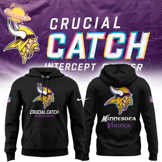 2024 NFL Crucial Catch Limited Edition Hoodie – Minnesota Vikings Design