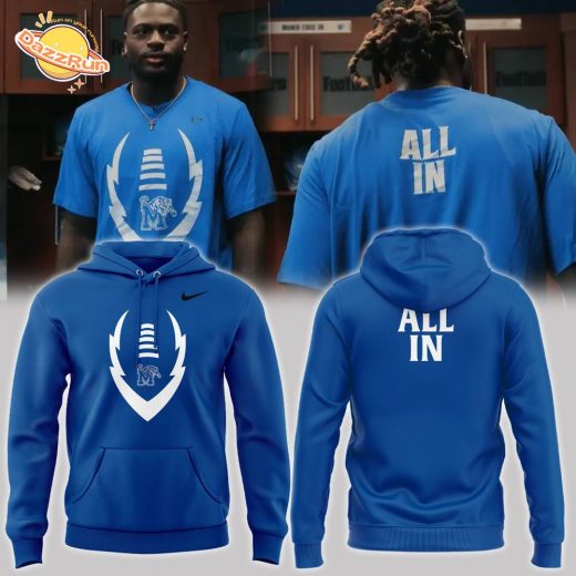 ALL IN Memphis Tigers 2024 Football Hoodie – Limited Edition